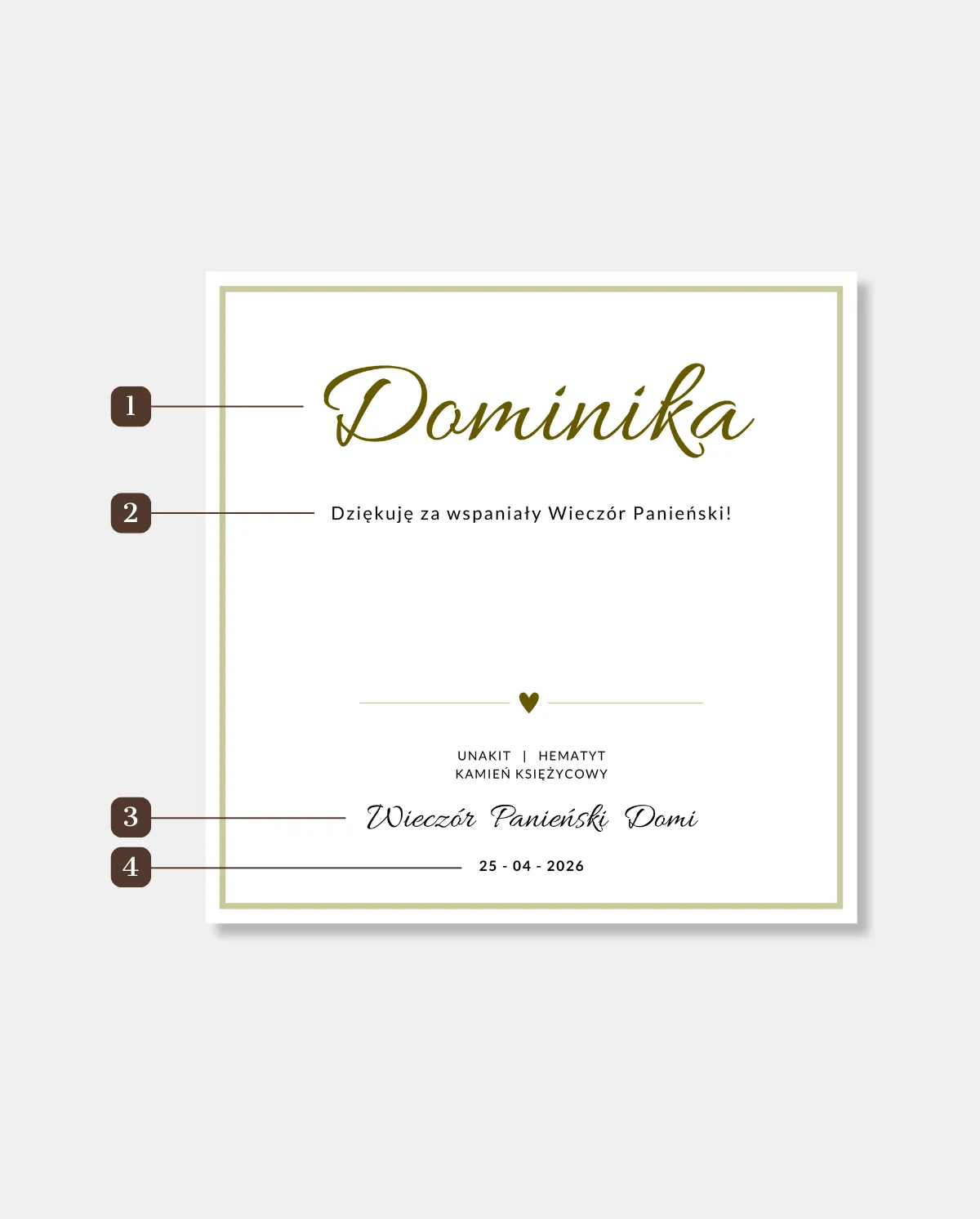 Bransoletka TEAM Bride – MINI wzór 140 - obrazek 3