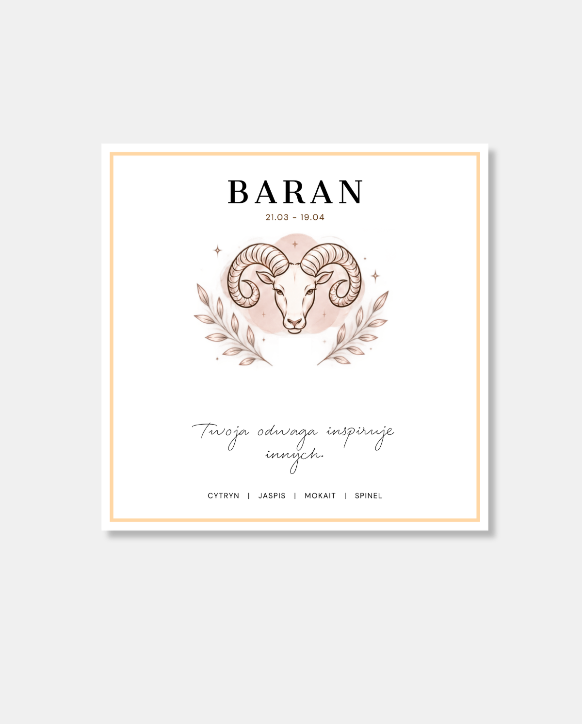 BARAN – bransoletka zodiakalna - obrazek 3