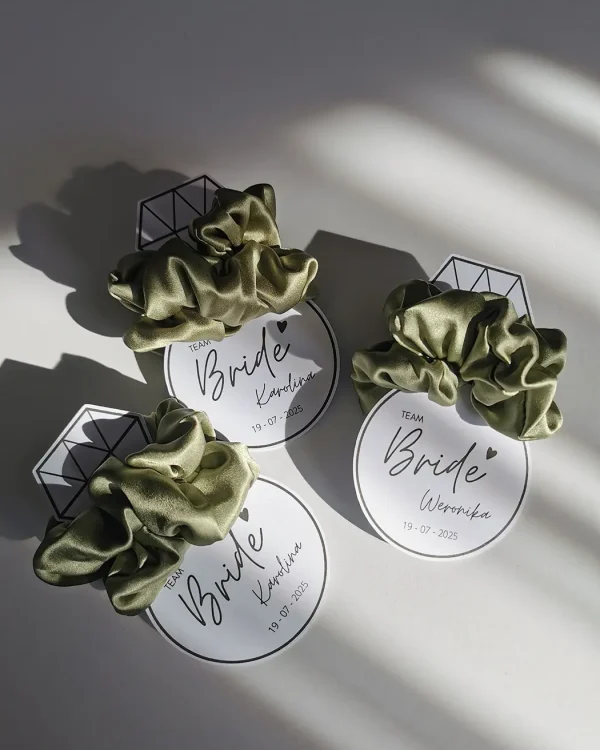 wieczór panieński upominek frotki oliwka