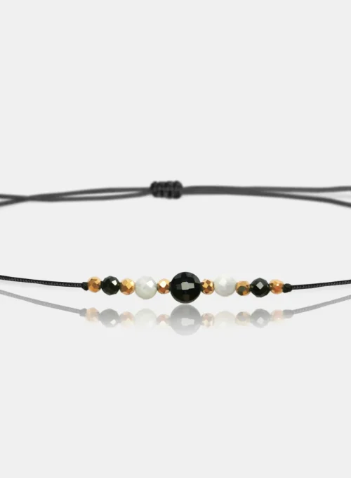 Bransoletka TEAM Bride – prezent na wieczór panieński z kamieni naturalnych